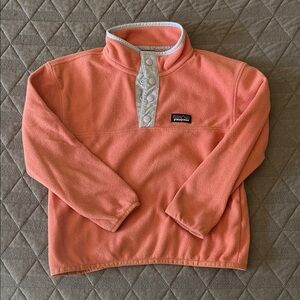 Patagonia Kids Peach Snap-T Fleece Pullover